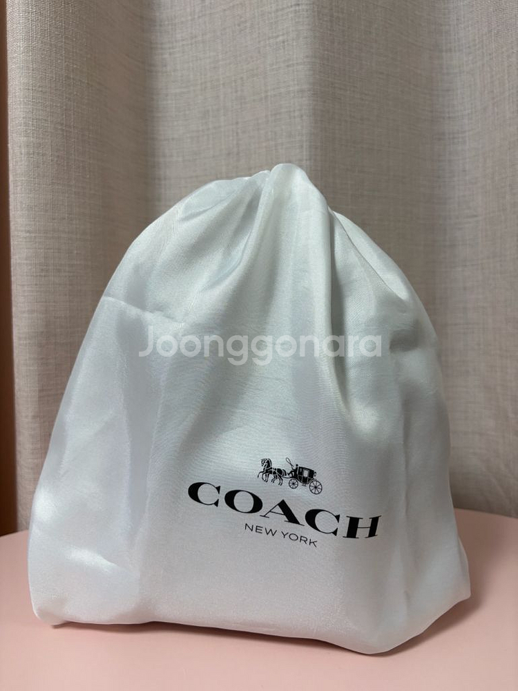 코치(정품) 레더 미니토트백 새상품급--3