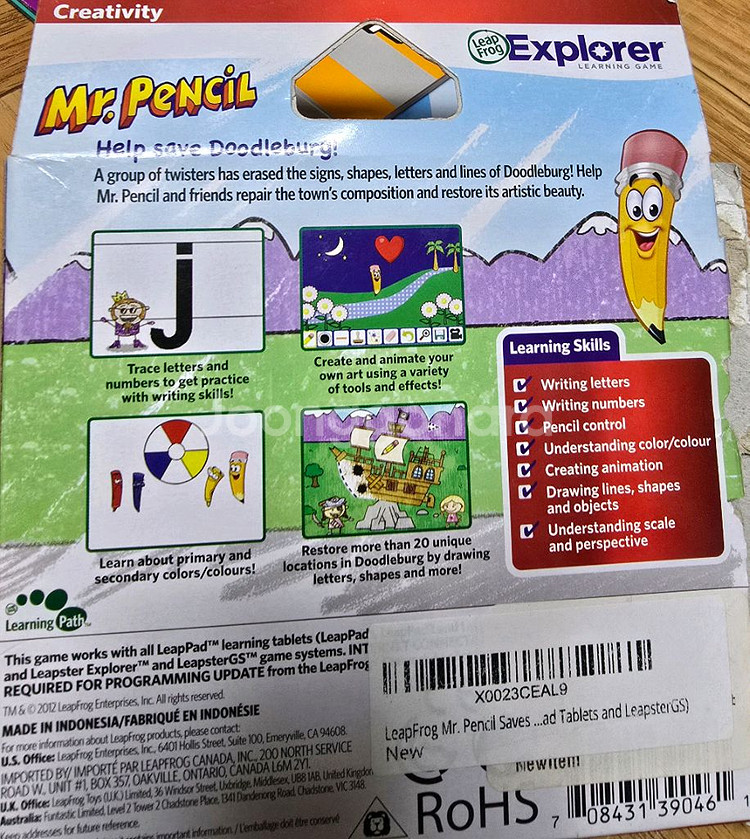 LeapFrog) Mr. Pencil 게임--1