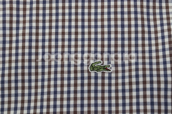 (95)라코스테/브라운네이비 잔체크셔츠--3