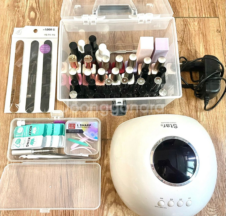 롤리킹 속눈썹펌 세트 + 젤네일 세트 (램프 포함)--0