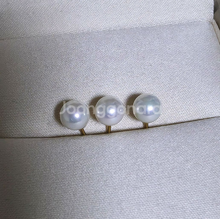 메이비투아 14k 클래식 천연 담수 진주 귀걸이 5mm--6