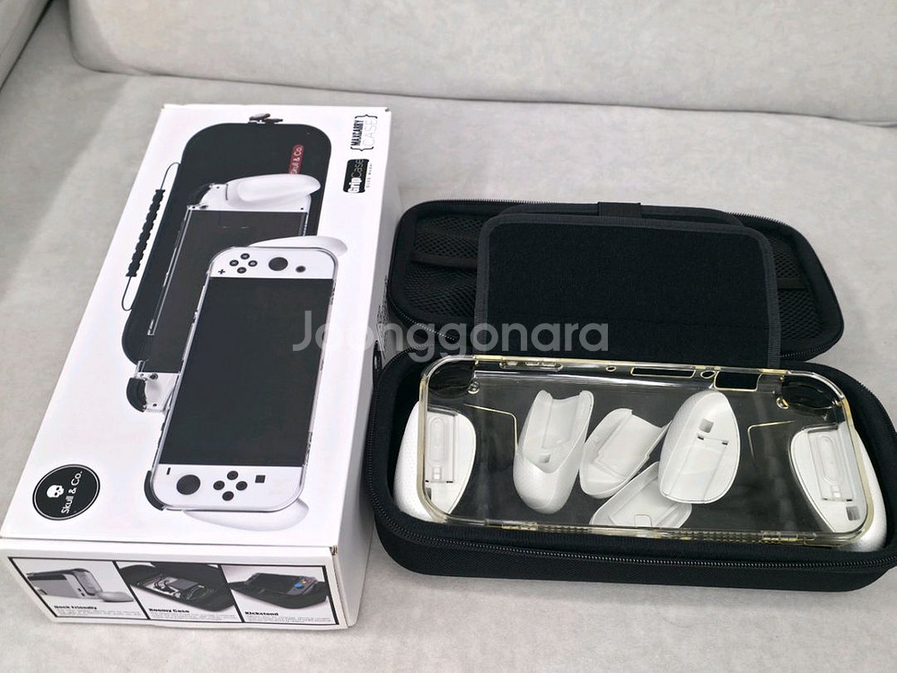 스컬앤코 스위치 OLED 그립 케이스+맥스캐리 파우치--0