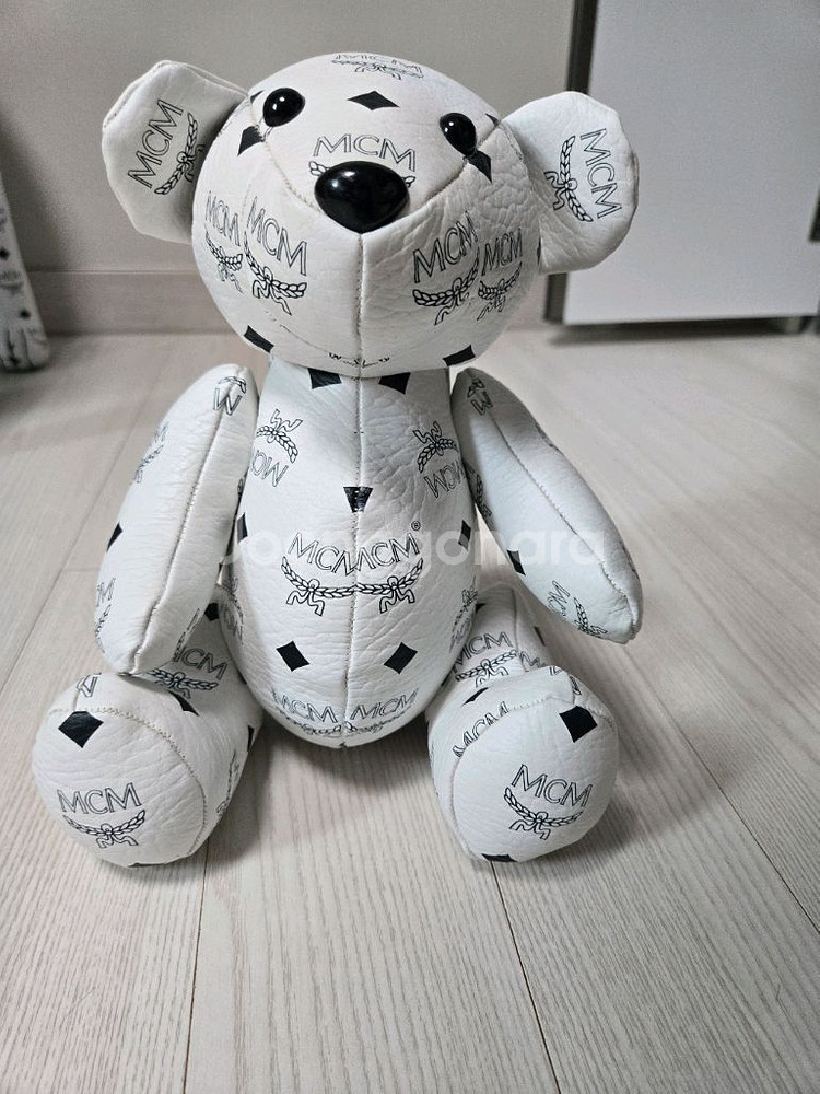 MCM 인형 흰색 곰 인형--4