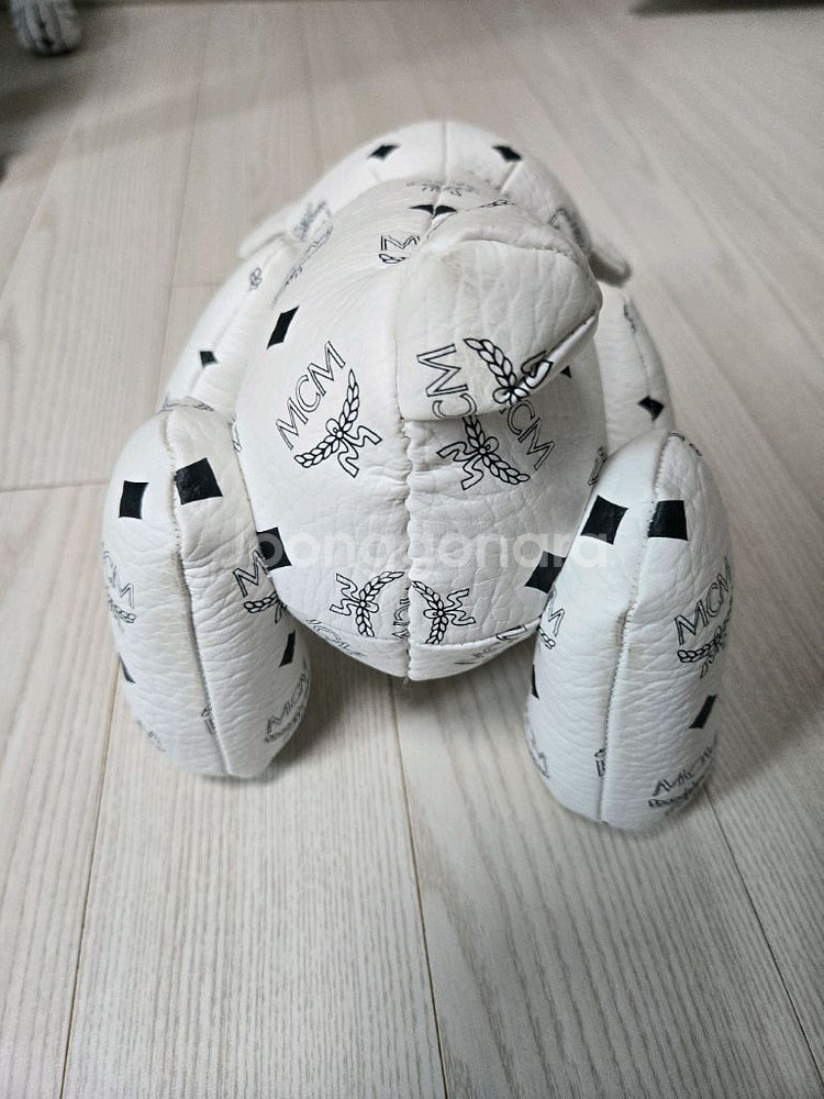 MCM 인형 흰색 곰 인형--2