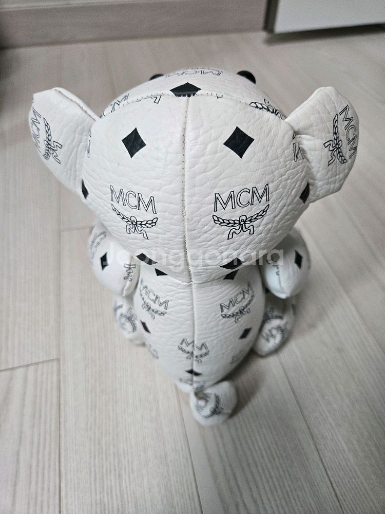 MCM 인형 흰색 곰 인형--1