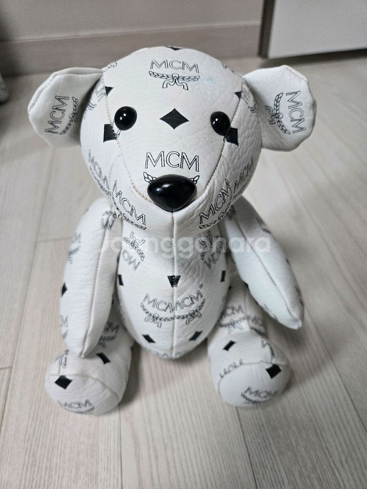 MCM 인형 흰색 곰 인형--5