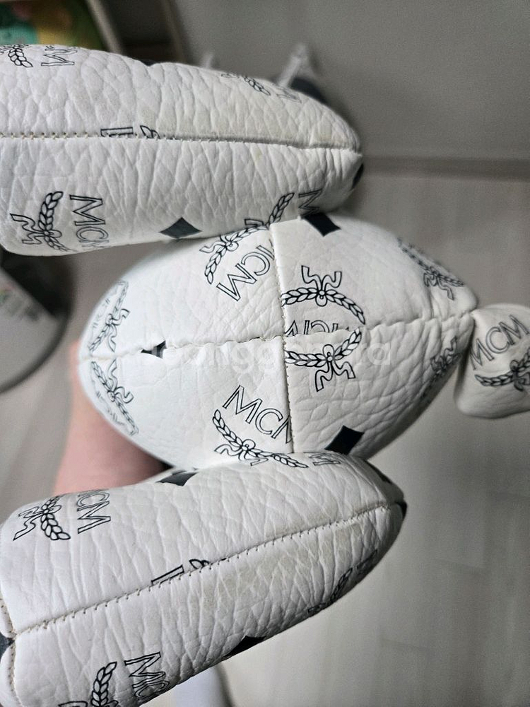 MCM 인형 흰색 곰 인형--6