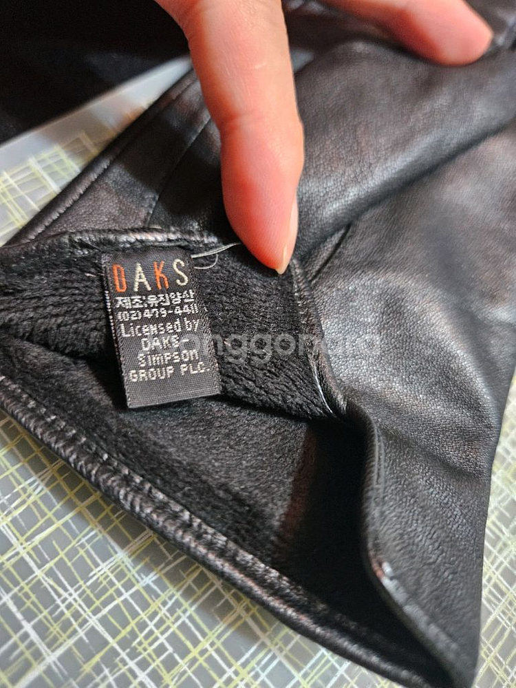 닥스 남자 가죽장갑--2