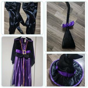 할로윈 마녀 코스튬 풀세트 이미지