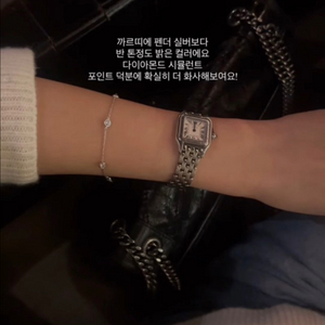 쥬얼리브랜드 마이미의 실버 팔찌 입니다!18k 화이트