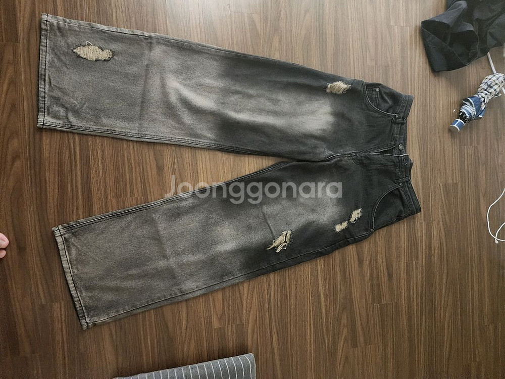 dnsr 디앤써 디엔에스알 그라데이션 와이드 데님 브라--3