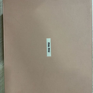 미우미우 신발상자 박스 정품 2개