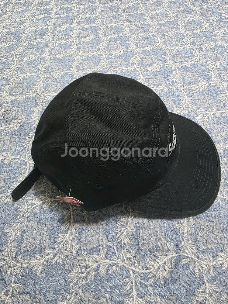 슈프림 모자 워시드 치노 트윌 캠프캡 블랙--1