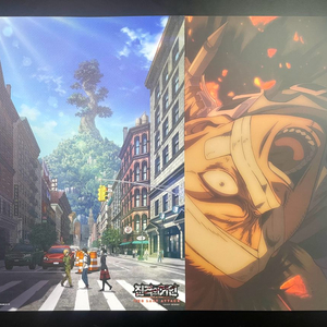 진격의거인 아트그라피 포스터 2차