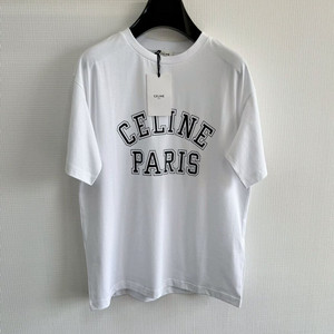 CELINE 여성용 프린팅 반팔티셔츠