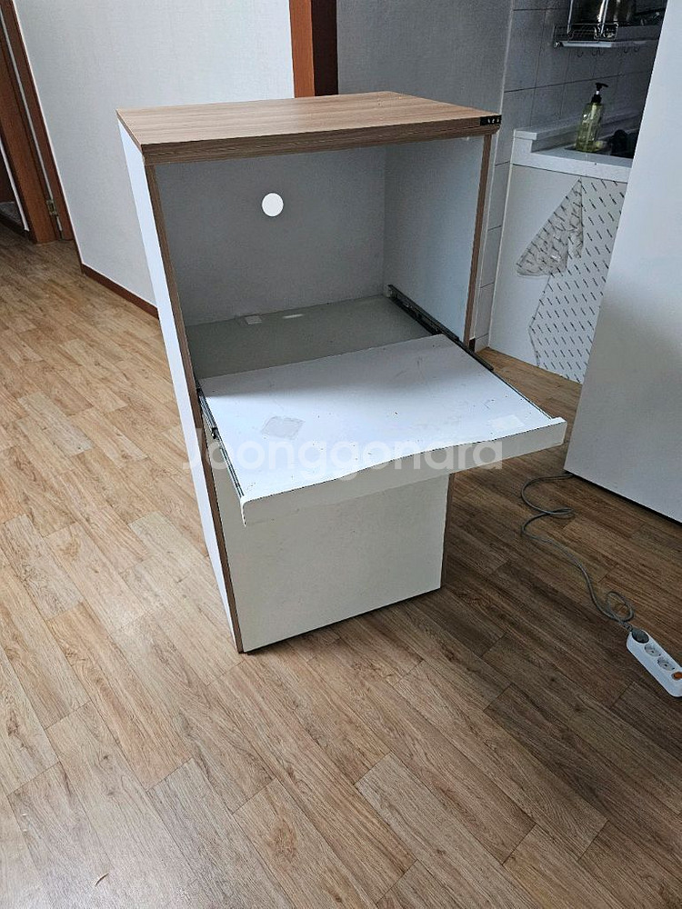 전자렌지 수납장 접이식 테이블--1