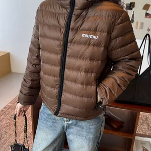 Miu Miu 여성 후드 패딩