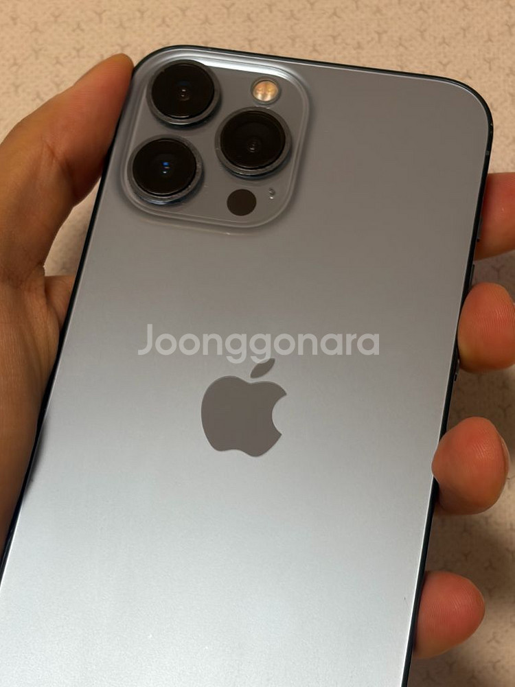 아이폰13 프로맥스 128gb 시에라 블루 풀박스--8