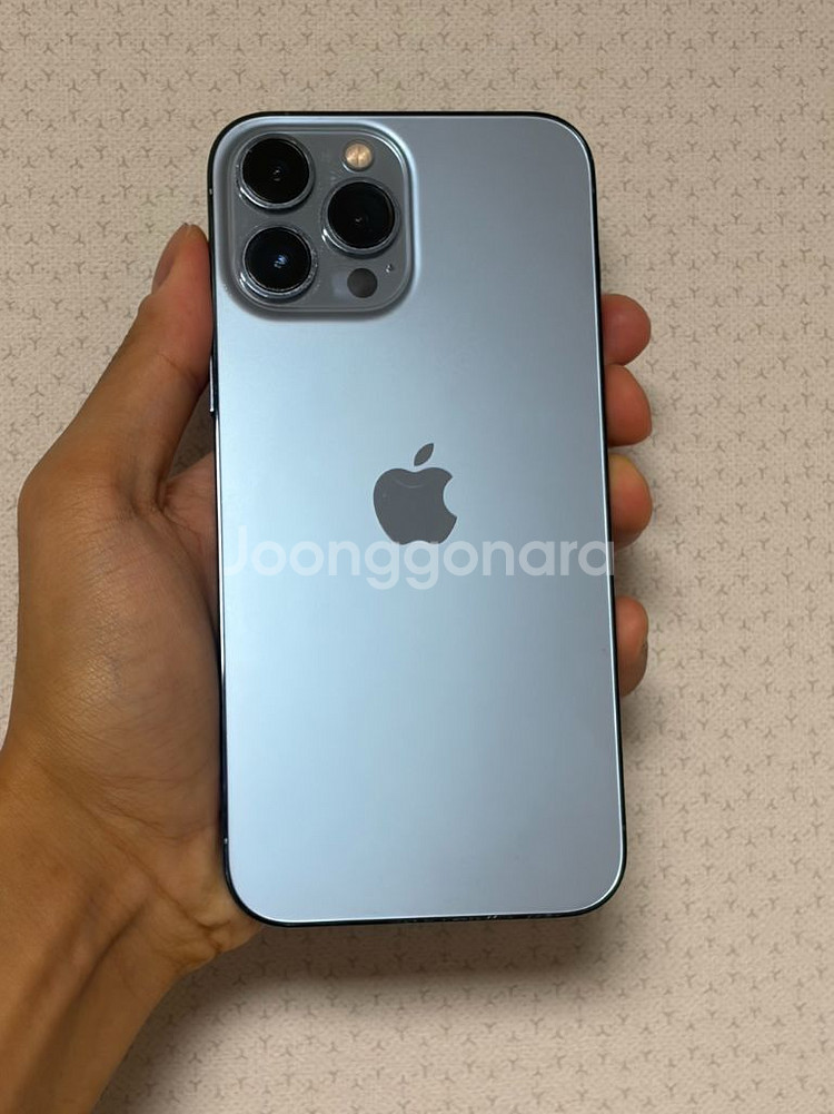아이폰13 프로맥스 128gb 시에라 블루 풀박스--9
