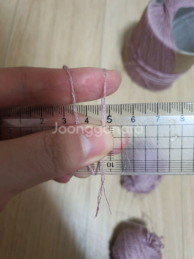 코바늘 뜨개질 반짝이팽 스팽글 마 린넨 여름실 약 50--2
