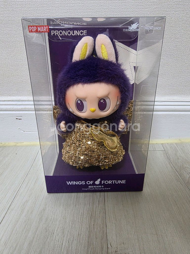 팝마트 라부부 x 프로나운스 행운의 요정 인형 키링--0