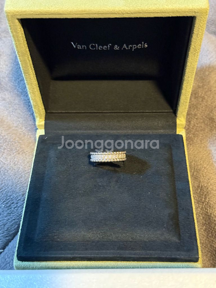 18k 천연다이아 풀파베 반지--0