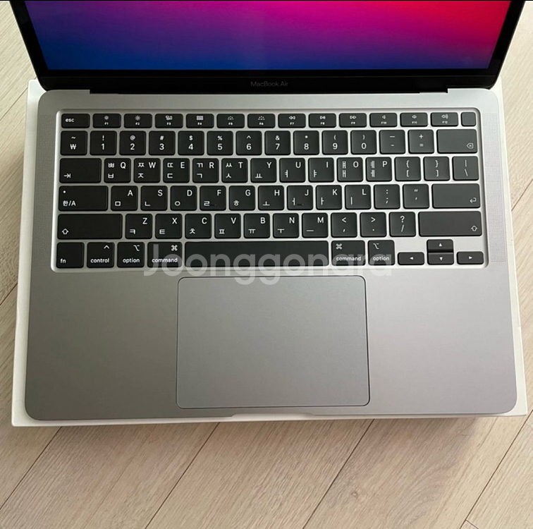 맥북 에어 13 램 16GB, 512GB, 사이클71--9
