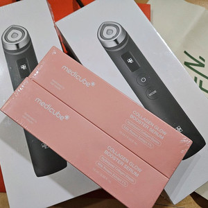 새상품]메디큐브 에이지 알 부스터프로 + 콜라겐세럼