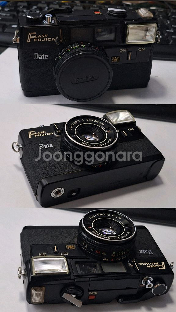 코니카 Flash Date 필름카메라 빈티지 레트로--7
