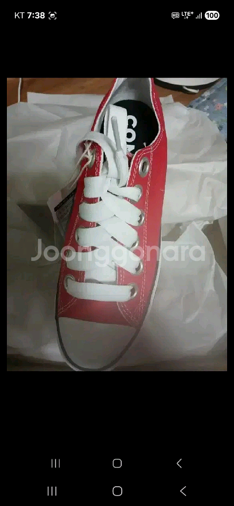 키높이 컨버스 새제품260--1