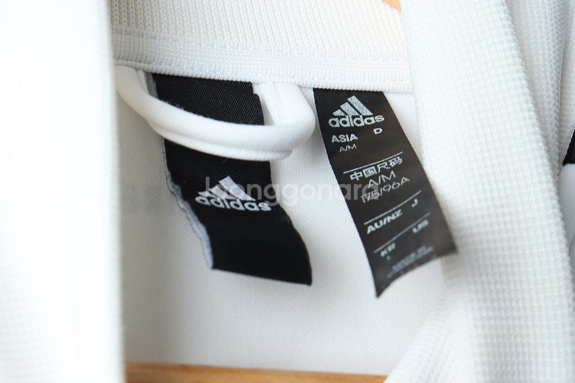 (L-2XL) 아디다스 집업 바람막이 점퍼자켓 흰검--5