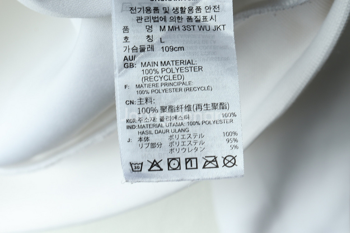 (L-2XL) 아디다스 집업 바람막이 점퍼자켓 흰검--6