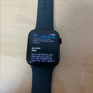 애플워치se2 44mm 배터리성능 96퍼