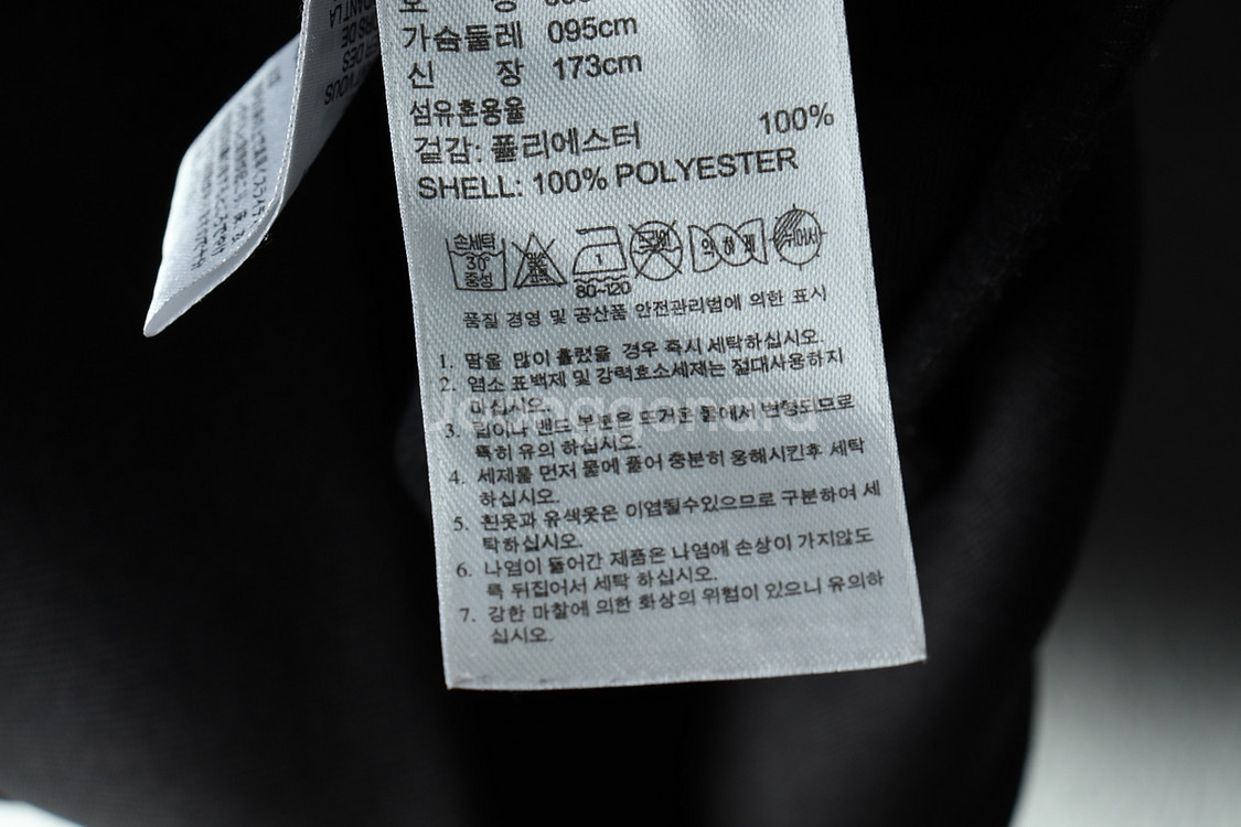 (M-L) 아디다스 집업져지 트랙탑 블랙 삼선 올드--6