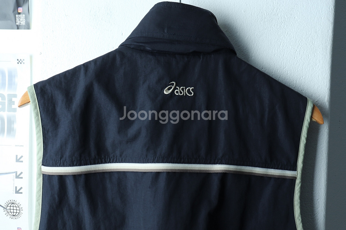 (L-XL) 아식스 집업 바람막이 점퍼자켓 년대--7