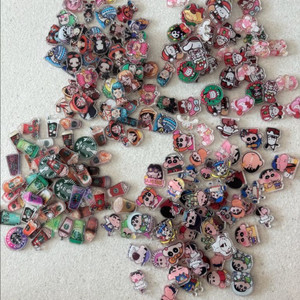 미니 아크릴 리본 리본재료 공예재료 200개