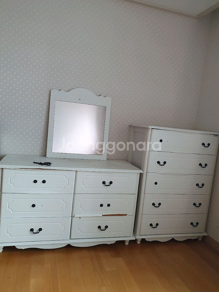 장인가구 아이브 화이트 서랍장세트 전부 무료나눔--0