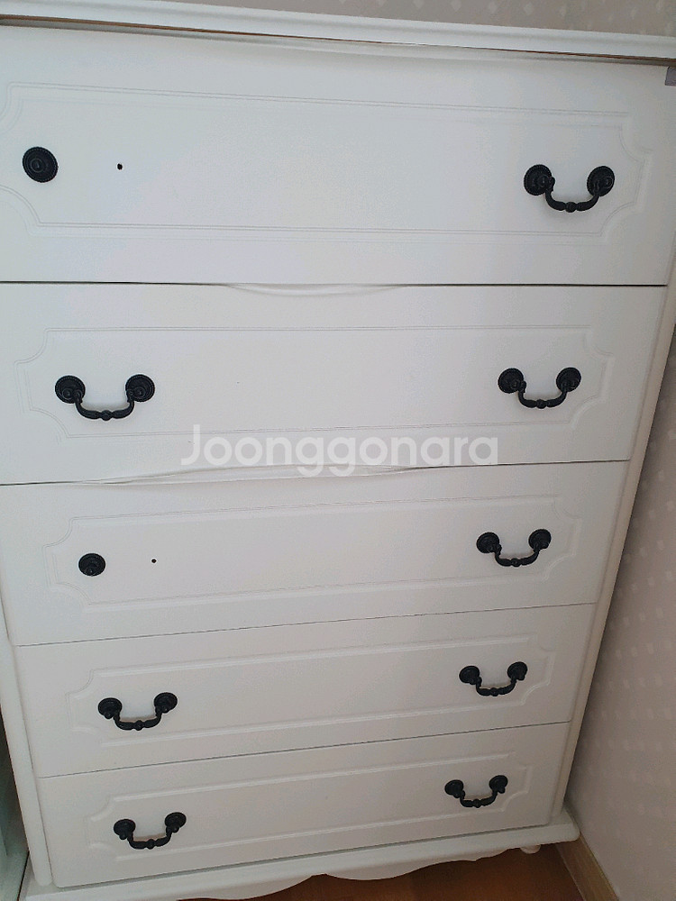 장인가구 아이브 화이트 서랍장세트 전부 무료나눔--3