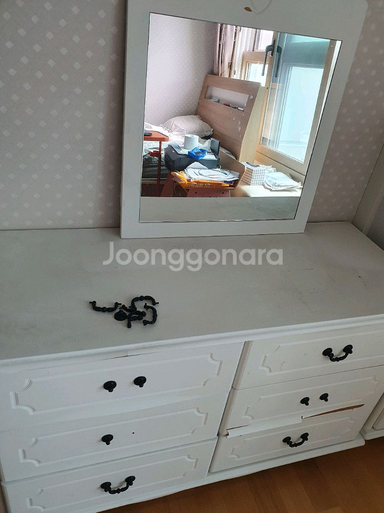 장인가구 아이브 화이트 서랍장세트 전부 무료나눔--5