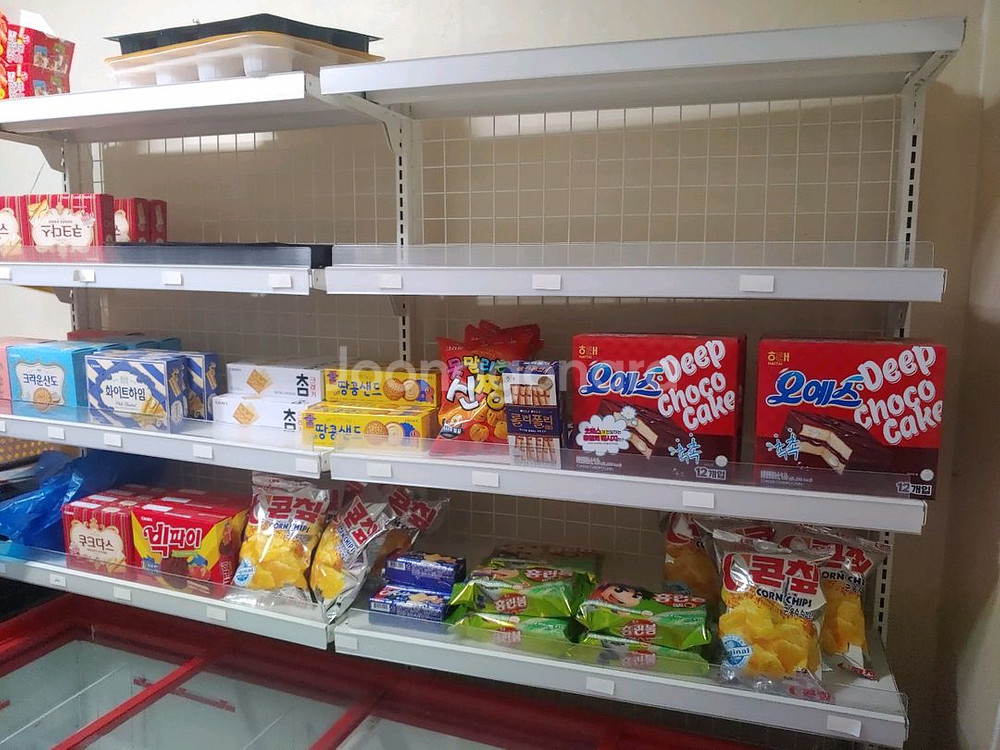 아이스크림진열대 무인매장창업 벽면형 냉동고진열대 선반--2