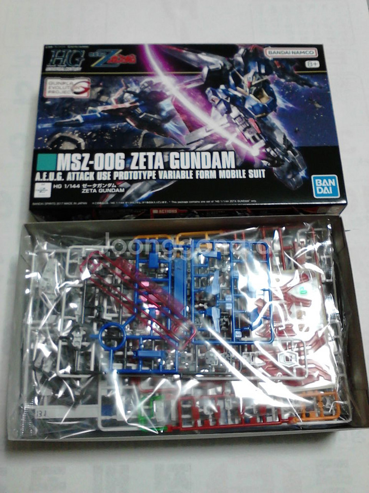 hg 제타 건담, 미개봉--1