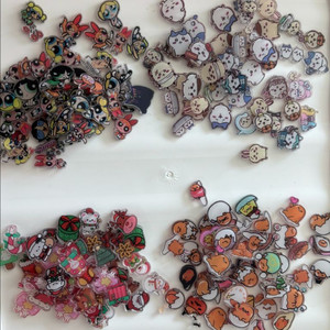 리본재료 공예재료 미니아크릴 200개