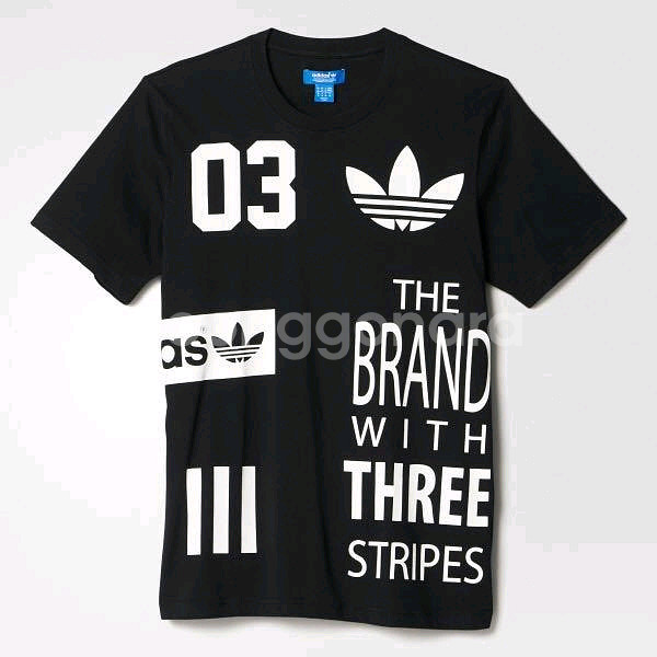 아디다스(Adidas) 오프 포지션 로고 티 90--0
