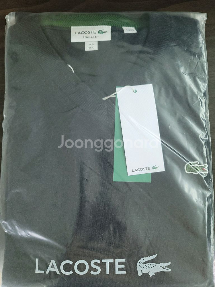 라코스테 V넥 니트 새제품 60% 할인 판매합니다--3