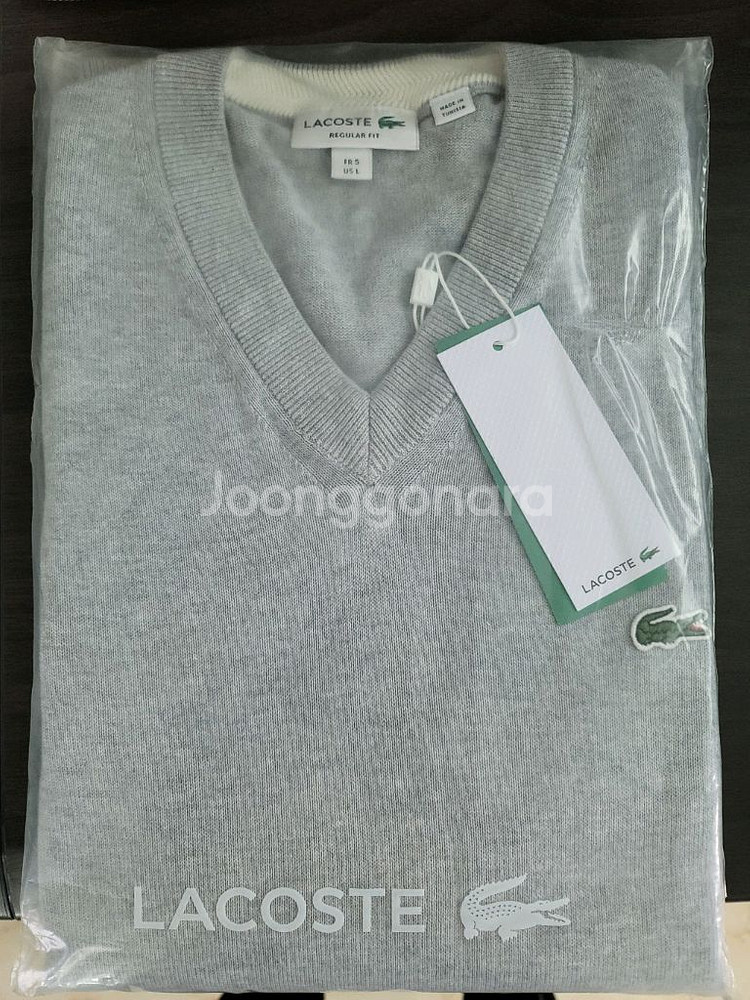 라코스테 V넥 니트 새제품 60% 할인 판매합니다--7