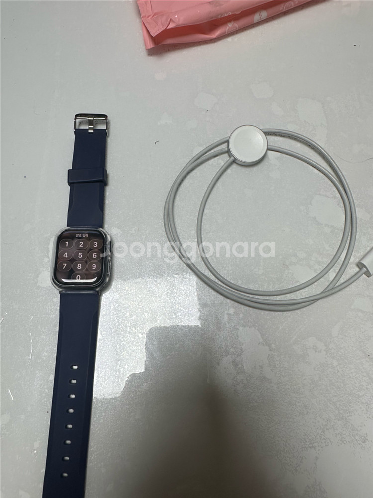 애플워치8 41mm 미드나이트 s급--5