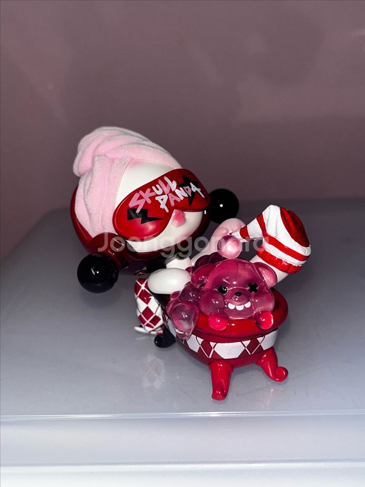 스컬판다 소원을 말해봐 등 라부부 일괄 피규어 전시장--1