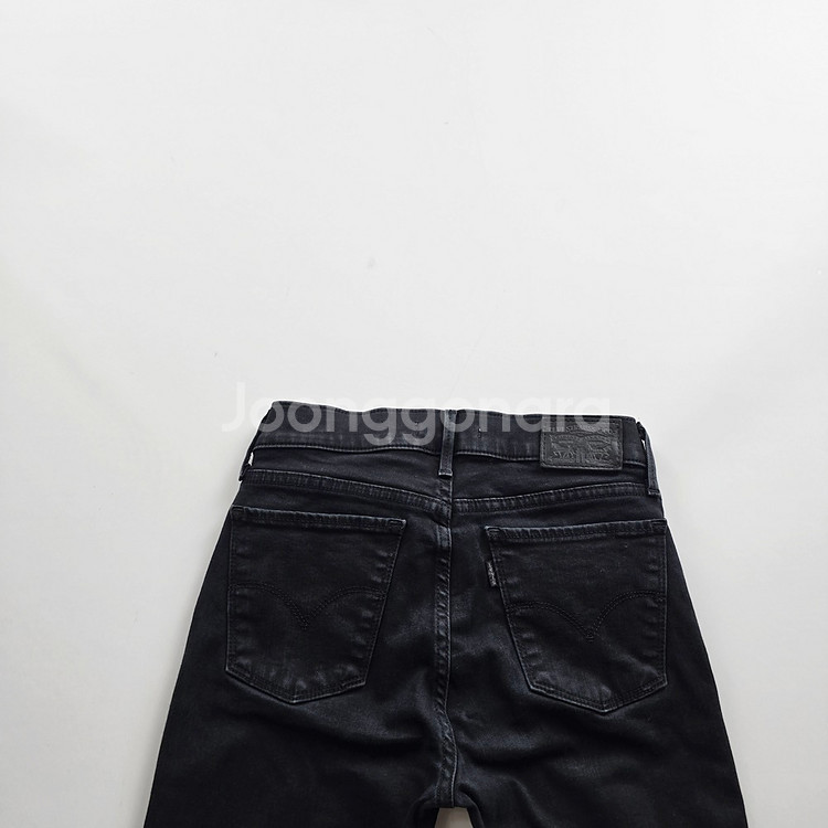 리바이스 청바지 흑청 스판 사이즈25 R2202--1