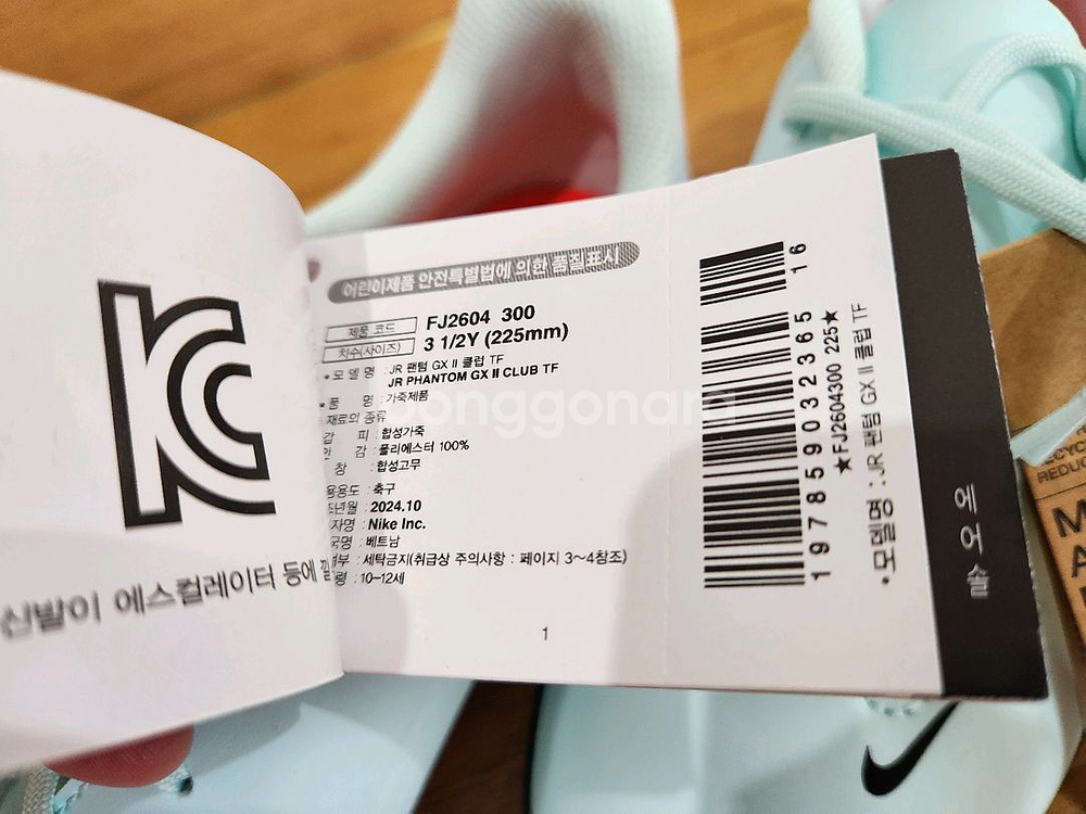 NIKE 나이키 FJ2604-300 아동용 225mm--6