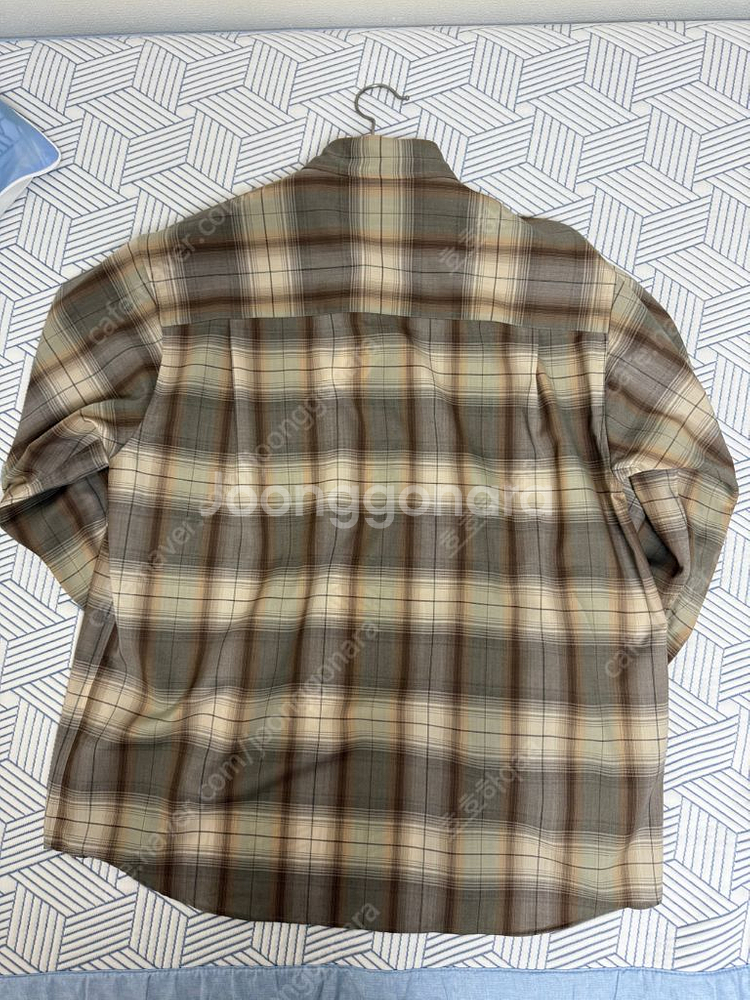 25ss 오라리 체크셔츠 브라운 4 사이즈--1